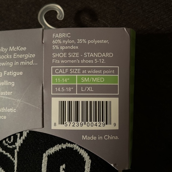 🆕 Keysocks Compression Energizing Support Knee High No Show Socks | S/M - Picture 3 of 3